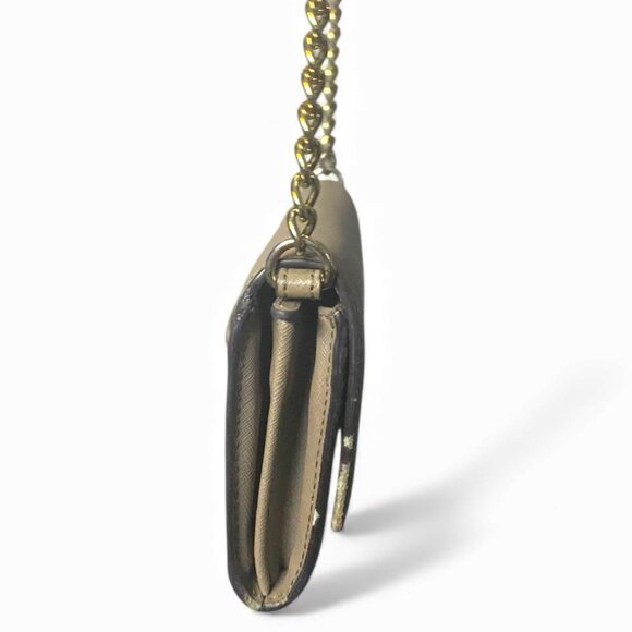 MICHAEL KORS - Jet Set Crossbody Bag Wallet, Medium - Brown/Gold - Picture 4 of 6